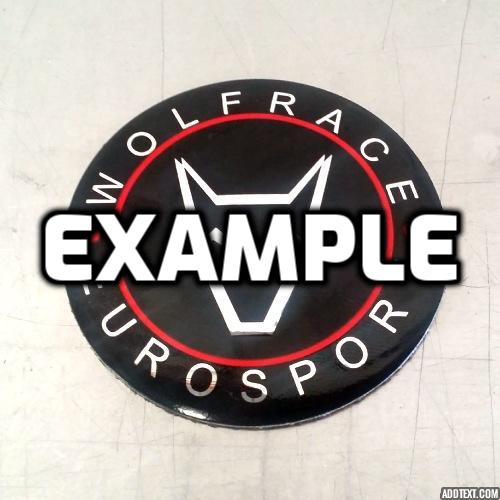 4 x 60 mm WOLFRACE Eurosport Roue Alliage Centre BADGES Stickers Asia Tec Triade GT 