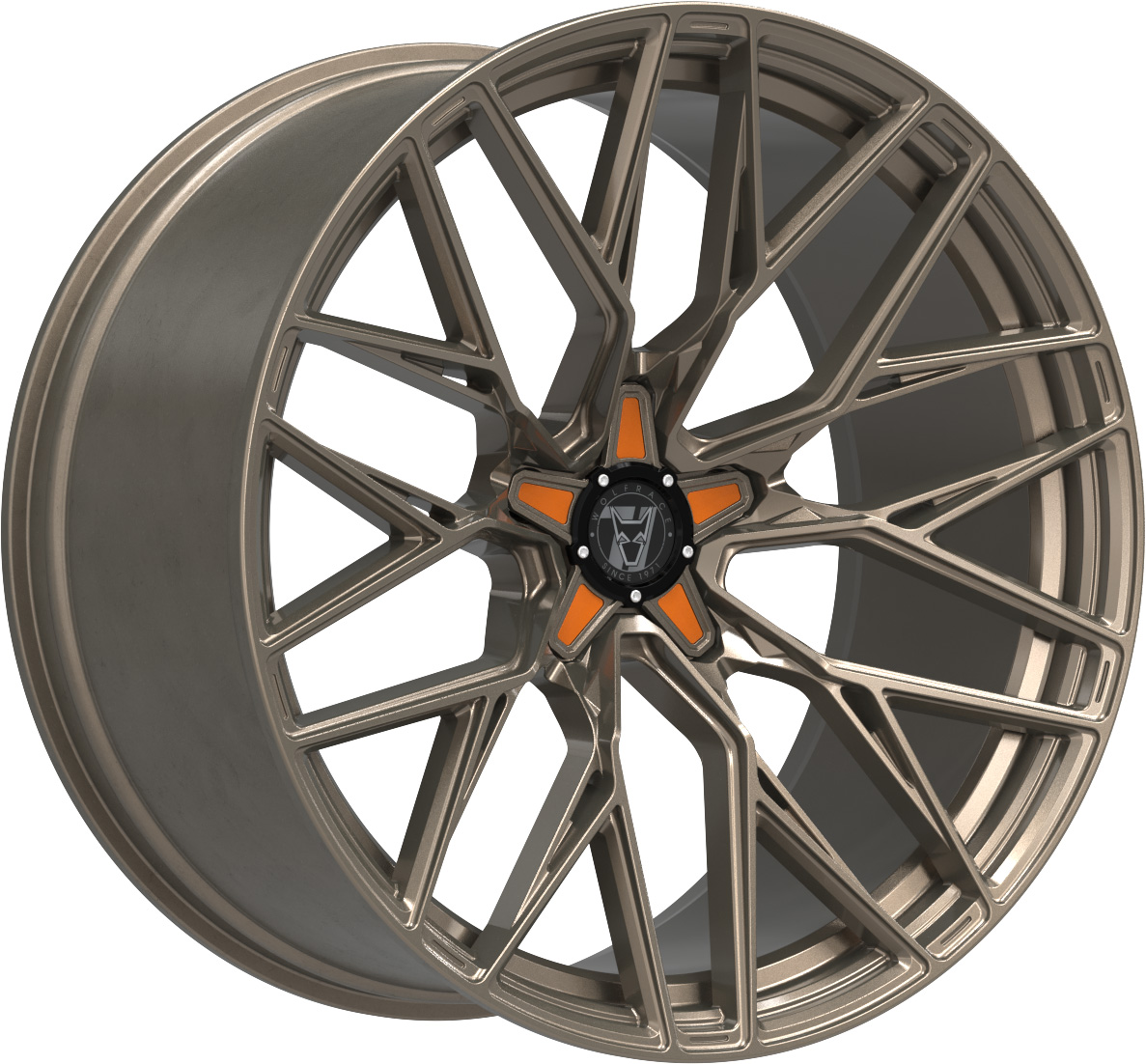 Wolfrace 71 Wolfsburg GTR Racing Bronze Orange