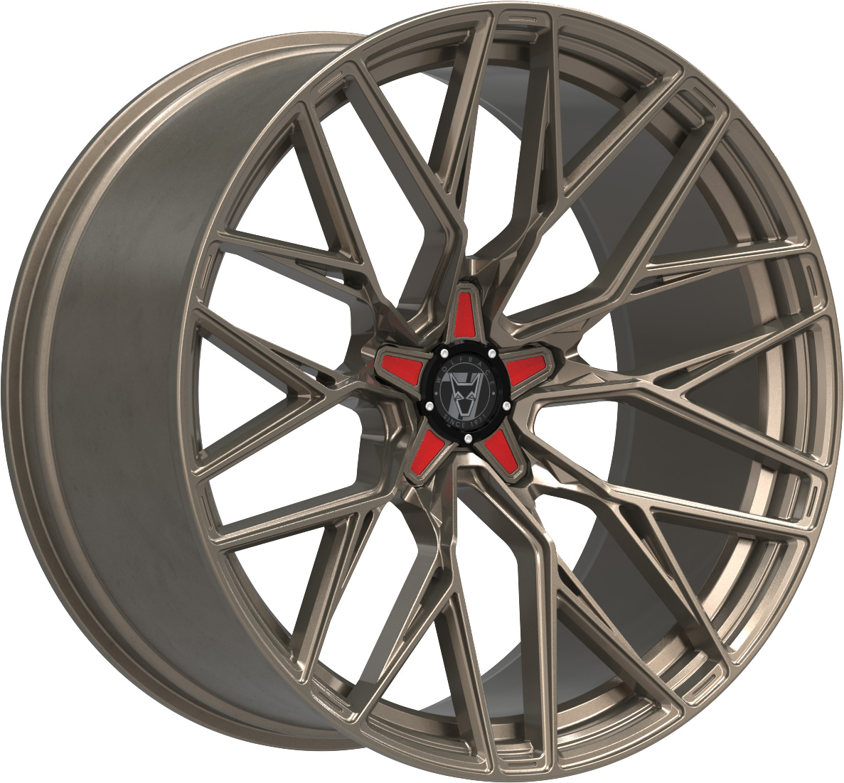 Wolfrace 71 Wolfsburg GTR Racing Bronze Red