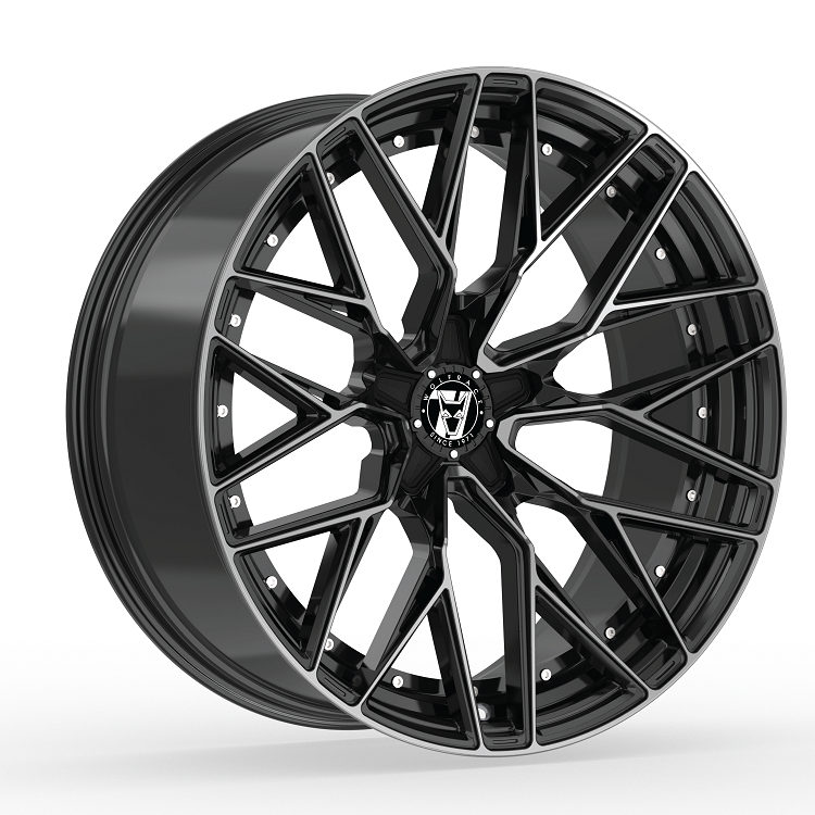 WOLFRACE Wolfsburg GTR Custom hliníkové disky 8,5x20 5x108 ET40 Gloss Raven Black Polished
