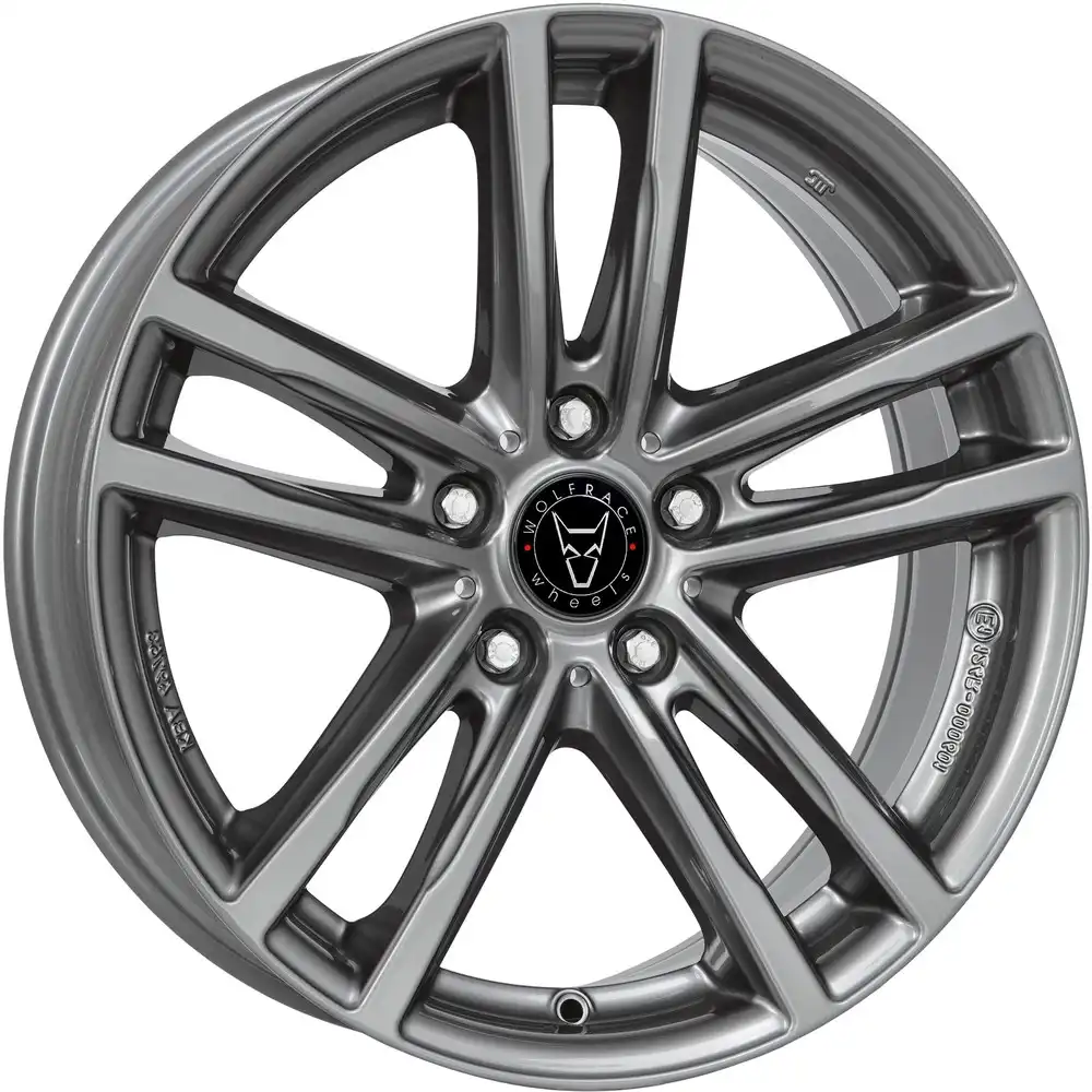 9x19 Wolfrace Eurosport TUV X10X Metalic Grey