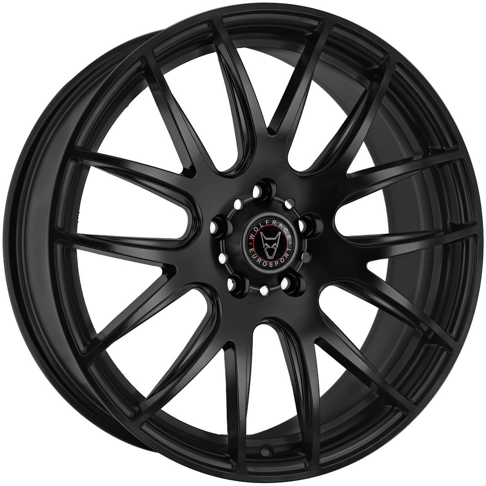 8.5x20 Wolfrace Eurosport Munich Matt Black Alloy Wheels, Alloy Wheels