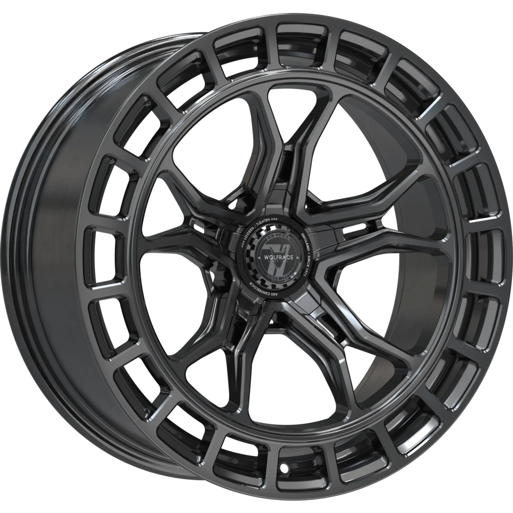 9x20 Wolfrace 71 Spartan Allroad Gloss Raven Black