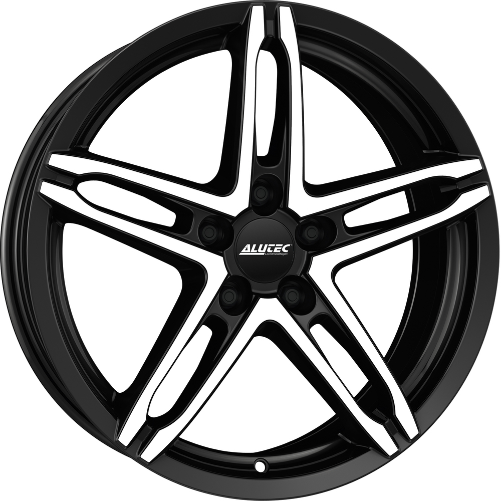 8x18 Alutec Poison Racing Black Polished Alloy Wheels, Alloy Wheels and