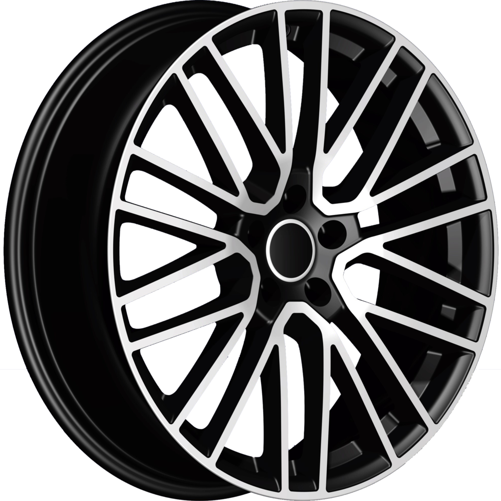 9x20 Bossini Titanium Black Polish Alloy Wheels Ford Edge 