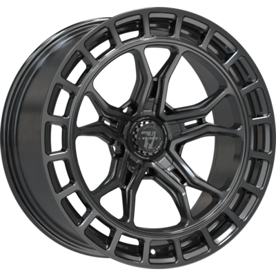 9x20 Wolfrace 71 Spartan Allroad Gloss Raven Black Alloy Wheels