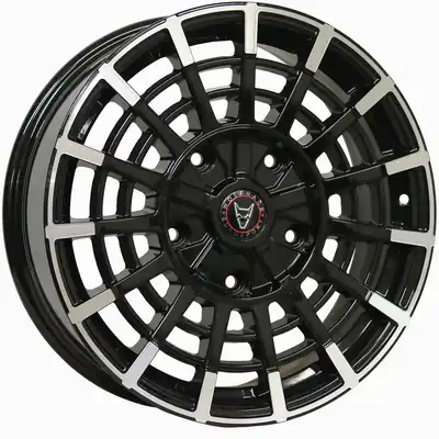 Wolfrace Eurosport Turismo Super T Gloss Black Polished Alloy Wheels Image