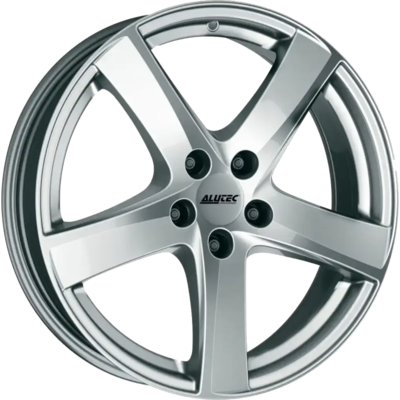 7.5x18 Alutec Freeze Polar Silver Alloy Wheels