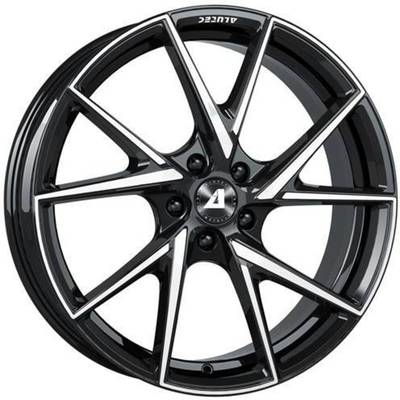 Alutec ADX.01 Diamond Black Front Polished Alloy Wheels Image