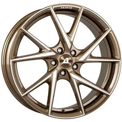 8.5x18 Alutec ADX.01 Metallic Bronze Front Polished Alloy Wheels Image
