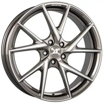 8.5x20 Alutec ADX.01 Metallic Platinum Front Polished Alloy Wheels Image