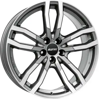 Alutec DriveX Gunmetal Polished Alloy Wheels Image