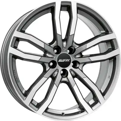 9.5x21 Alutec DriveX Gunmetal Polished Alloy Wheels Image