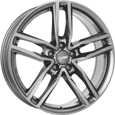 8x18 Alutec Ikenu Metal Grey Alloy Wheels