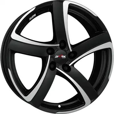 Alutec Shark Racing Black Front Polished Alloy Wheels Image