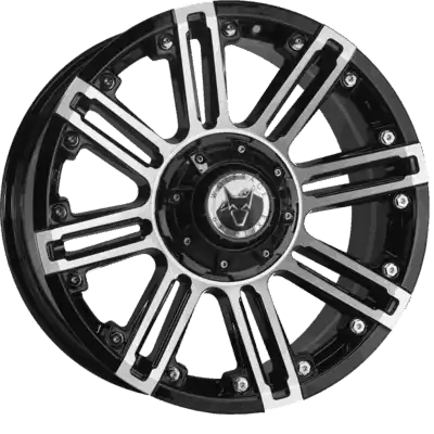 9x20 Wolfrace Explorer Amazon Gloss Black Polished Alloy Wheels Image