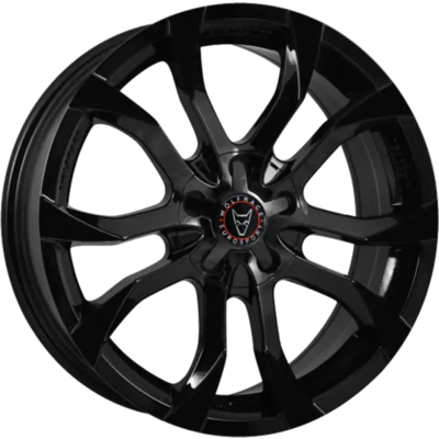 Large 7x17 Wolfrace Eurosport Assassin Gloss Black