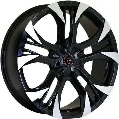 Wolfrace Eurosport Assassin GT2 Gloss Black Polished Alloy Wheels Image