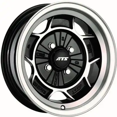 ATS Classic Diamond Black Front Polished Alloy Wheels Image