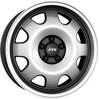 ATS Cup Diamond Black Polished Alloy Wheels Image