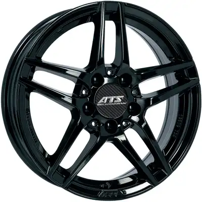 8x18 Front 8.5x18 Rear ATS Mizar Diamond Black Alloy Wheels Image