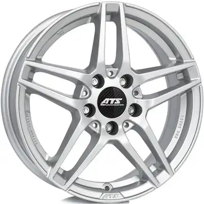 8.5x19 ATS Mizar Polar Silver Alloy Wheels Image