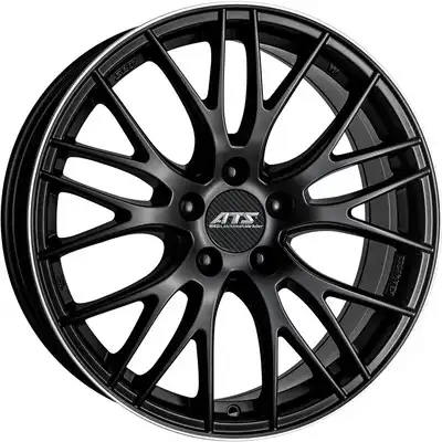 8.5x19 ATS Perfektion Racing Black Horn Polished Alloy Wheels Image