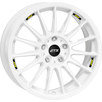 7x17 ATS Streetrallye Rallye White Alloy Wheels