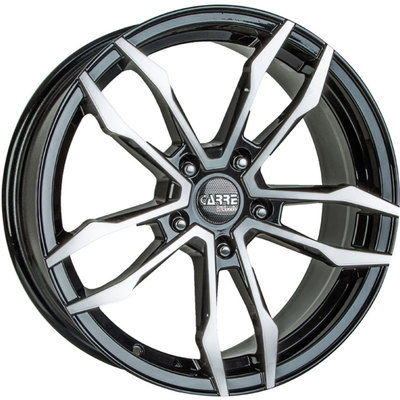 Carre VT5 Gloss Black Polished Alloy Wheels Image