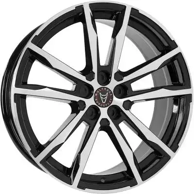 7x17 Wolfrace Eurosport Dortmund Gloss Black Polished Alloy Wheels Image