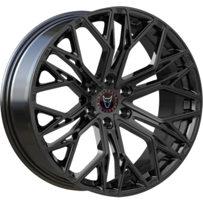 9x20 Wolfrace Eurosport Flo 6 Gloss Black Alloy Wheels