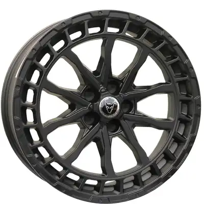 Large 8.5x20 Wolfrace Explorer Wolf Matt Black