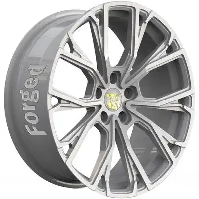 Wolfrace 71 Forged Edition Matrix Forged Urban Chrome Polished Alloy Wheels Image