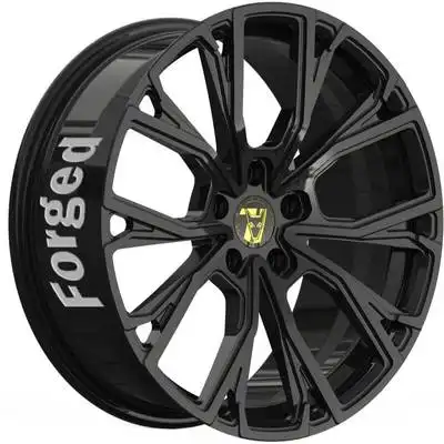 8x20 Wolfrace 71 Forged Edition Matrix Forged Gloss Raven Black Alloy Wheels Image