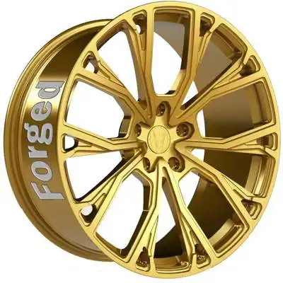 11.5x24 Wolfrace 71 Forged Edition Matrix Forged Anniversary Gold Alloy Wheels Image