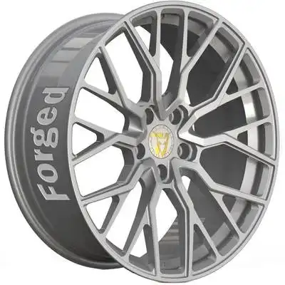 10x23 Wolfrace 71 Forged Edition Munich GTR Forged Urban Chrome Polished Alloy Wheels Image