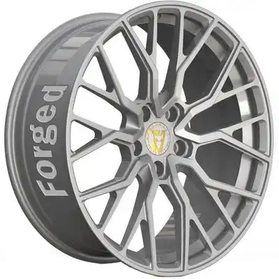 8x19 Wolfrace 71 Forged Edition Munich GTR Forged Urban Chrome Polished Alloy Wheels Image