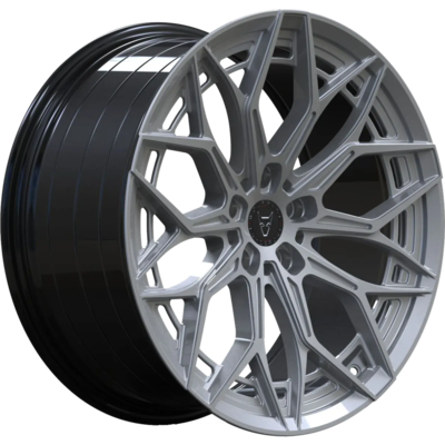 Large 8x18 Wolfrace Vanspeed Maverick Carbon Chrome