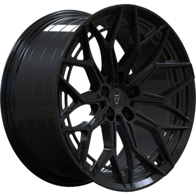 Large 8x18 Wolfrace Vanspeed Maverick Gloss Raven Black