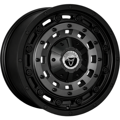 8x18 Wolfrace Explorer Overland 1400 Matt Black Gunmetal Alloy Wheels