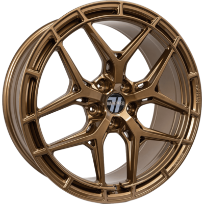 8.5x20 Wolfrace Vanspeed Phantom Royal Bronze Alloy Wheels