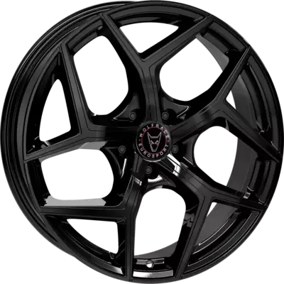 8x18 Wolfrace Eurosport TUV Salento diamond black Alloy Wheels Image