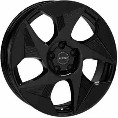 8x19 ALUTEC Solar Diamond Black Alloy Wheels Image