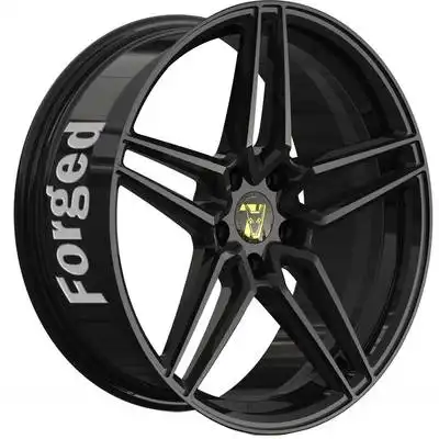 8.5x20 Wolfrace 71 Forged Edition Talon Forged Gloss Raven Black Alloy Wheels Image