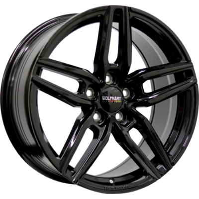8.5x18 Wolfhart Flowformed Talon 2 Gloss Black Alloy Wheels for Cars