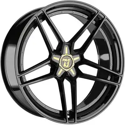 Wolfrace 71 Talon 50th Anniversary Gloss Raven Black Alloy Wheels Image