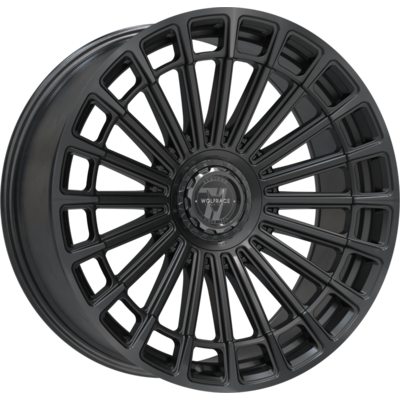 9.5x22 Wolfrace 71 Turismo GTR Allroad Gloss Raven Black Alloy Wheels