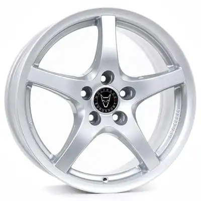 6x16 Wolfrace Eurosport U1 Polar Silver Alloy Wheels Image