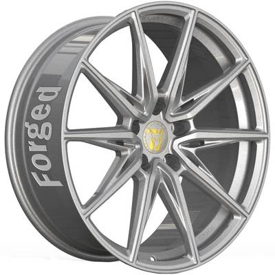 11.5x22 Wolfrace 71 Forged Edition Urban Racer Forged Urban Chrome Polished Alloy Wheels Image