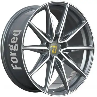 Wolfrace 71 Forged Edition Urban Racer Forged Titanium Polished Alloy Wheels Image